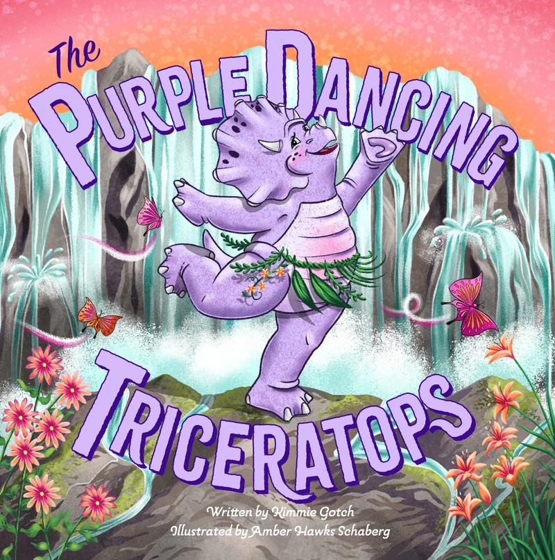 The Purple Dancing Triceratops Book Cover