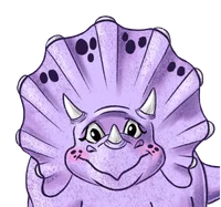 Twinkle the Purple Triceratops